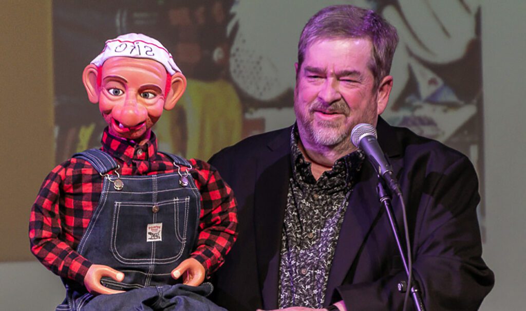 Steve and Otis on the Stage