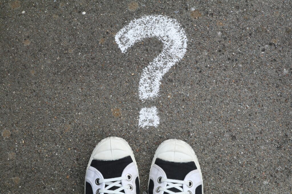 Image of a question mark that represents and mystery